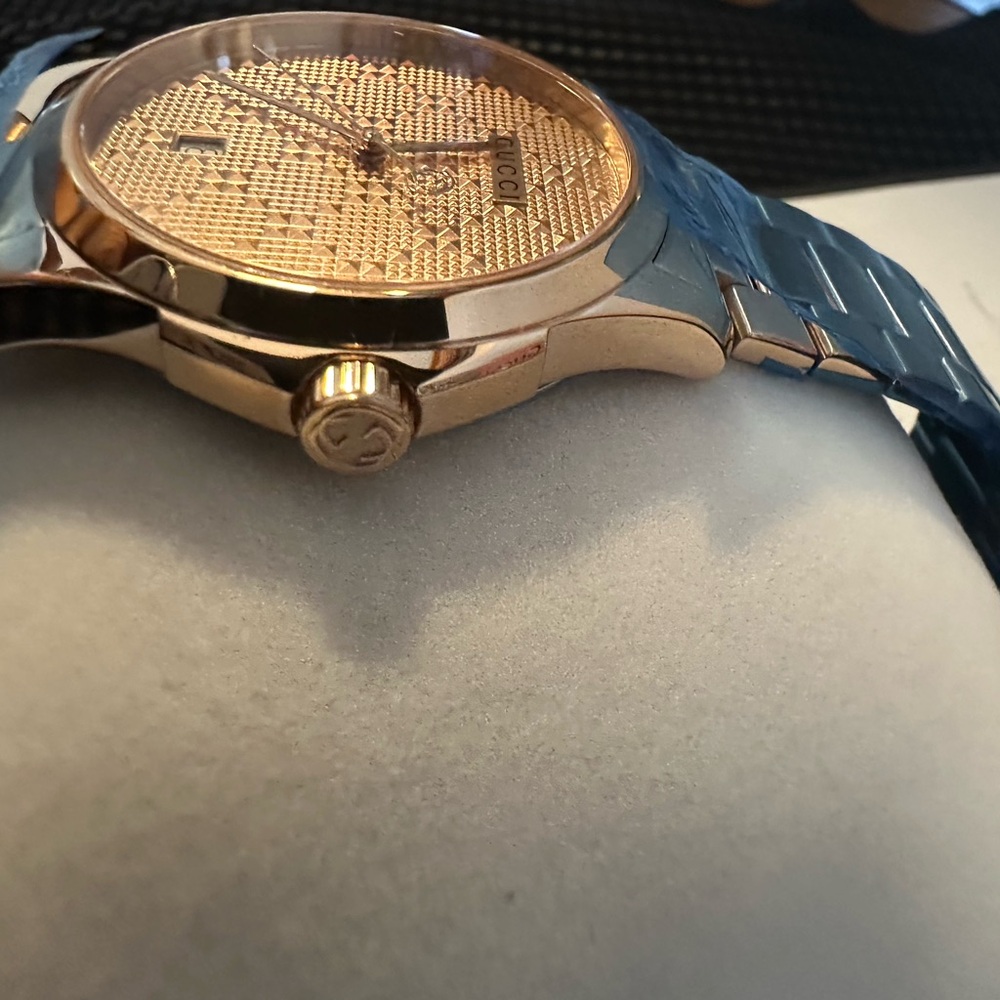 🆕Gucci Women's G-Timeless Rose Gold Watch - Picture 7 of 14